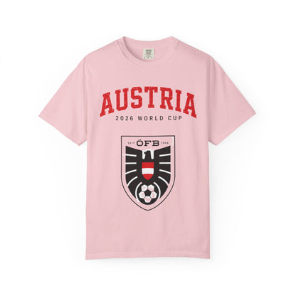 AUSTRIA Unisex Garment-Dyed T-shirt