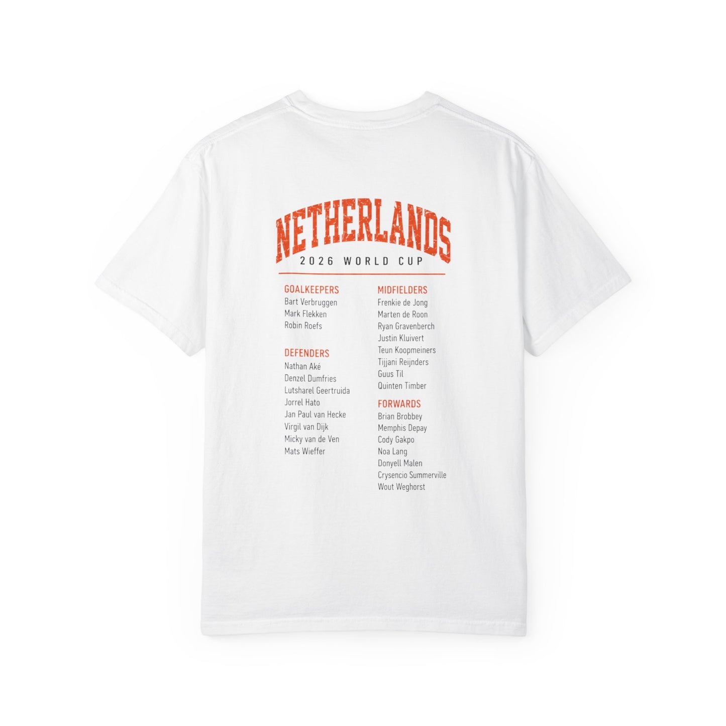 FIFA NETHERLANDS Unisex Garment-Dyed T-shirt