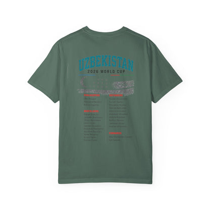 UZBEKISTAN Unisex Garment-Dyed T-shirt