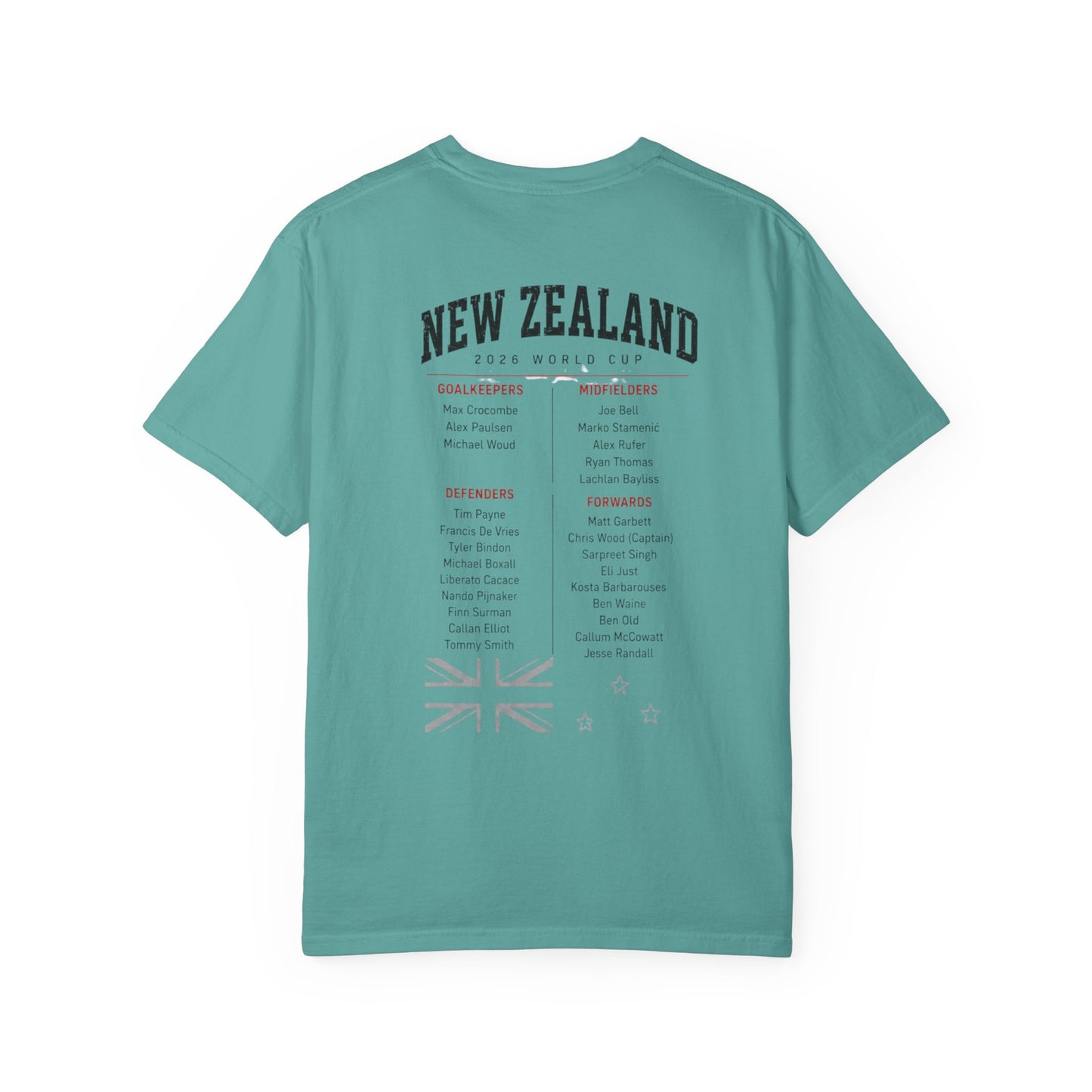 NEW ZEALAND Unisex Garment-Dyed T-shirt