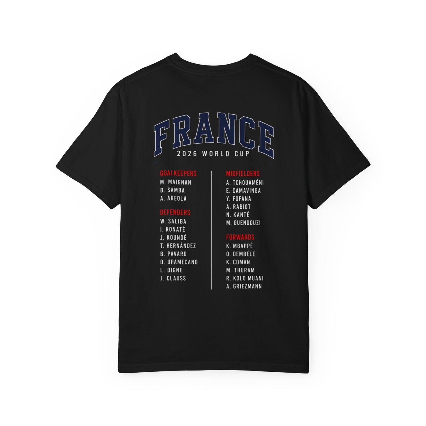 France Unisex Garment-Dyed T-shirt
