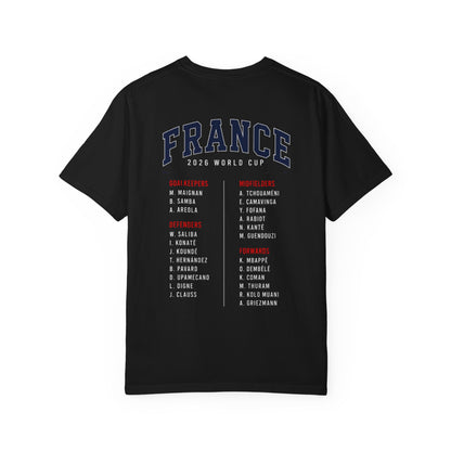 France Unisex Garment-Dyed T-shirt