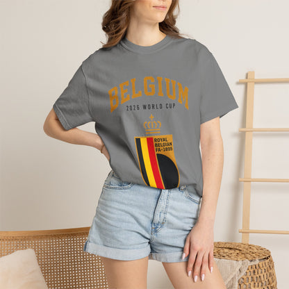 Belgium Unisex Garment-Dyed T-shirt