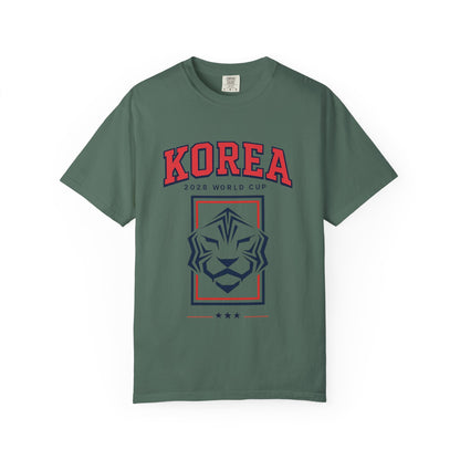 KOREA Unisex Garment-Dyed T-shirt