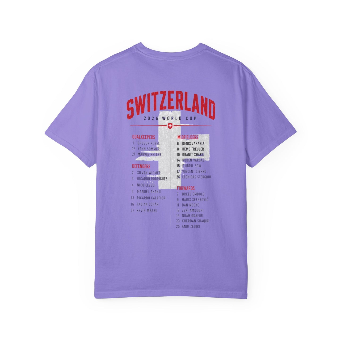 SWITZERLAND Unisex Garment-Dyed T-shirt