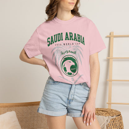 SAUDI ARABIA Unisex Garment-Dyed T-shirt