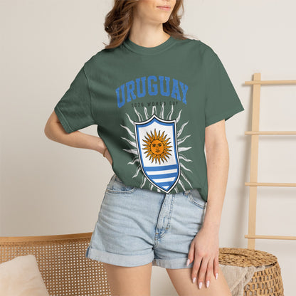 Uruguay Unisex Garment-Dyed T-shirt