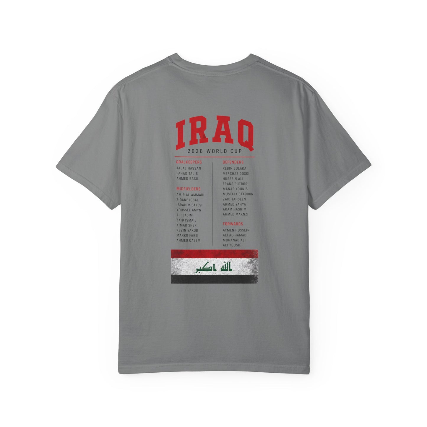 IRAQ Unisex Garment-Dyed T-shirt