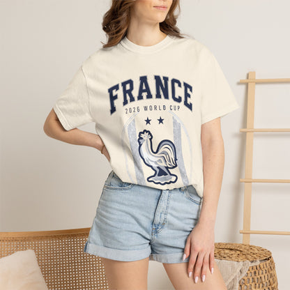 France Unisex Garment-Dyed T-shirt