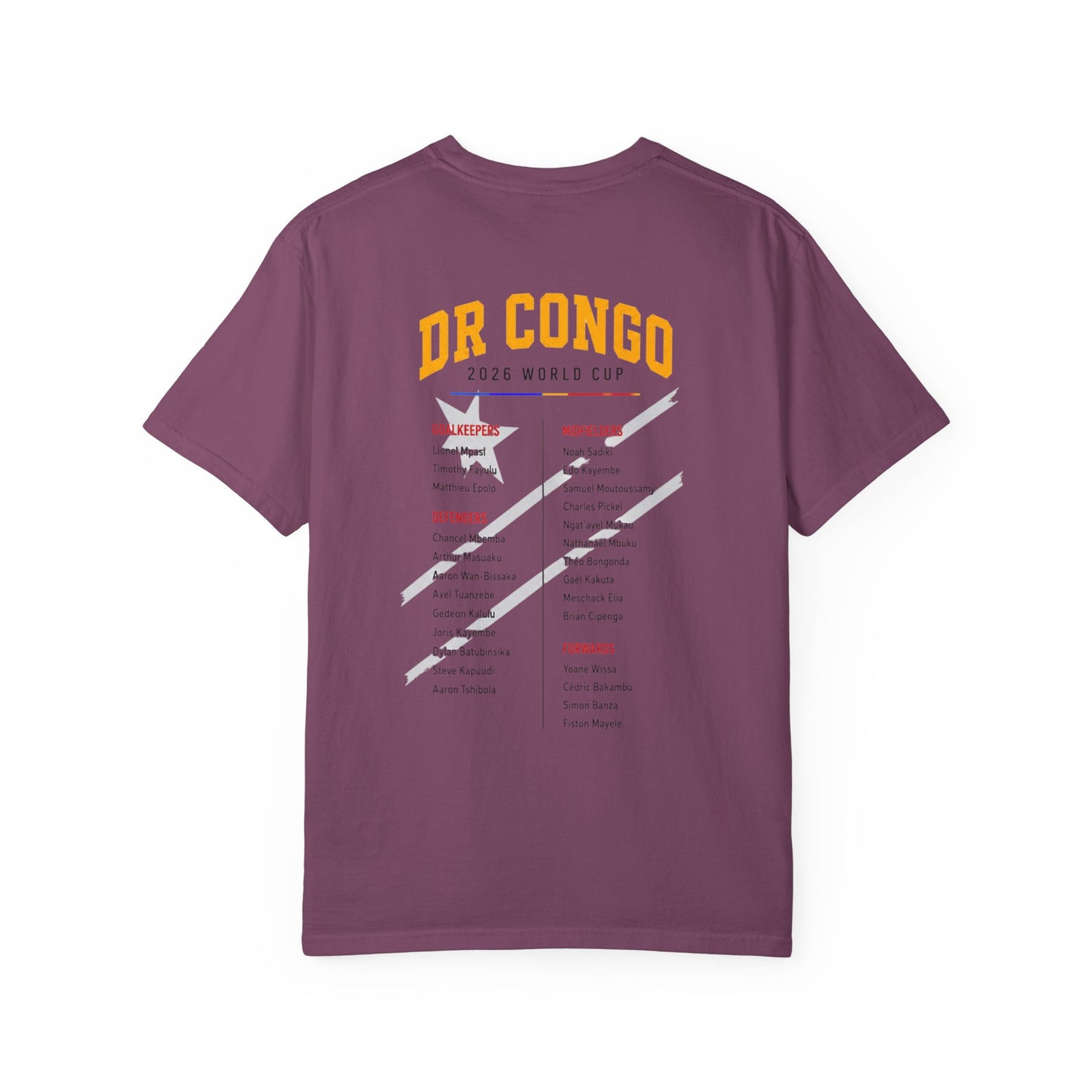 CONGO DR Unisex Garment-Dyed T-shirt