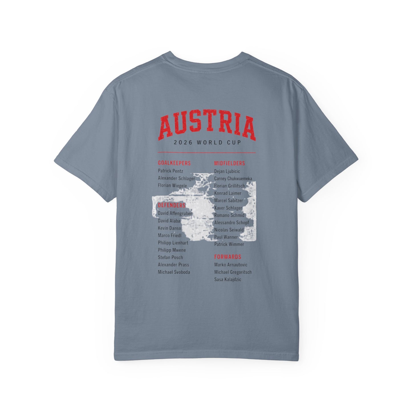 AUSTRIA Unisex Garment-Dyed T-shirt
