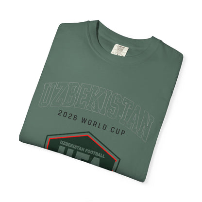 UZBEKISTAN Unisex Garment-Dyed T-shirt