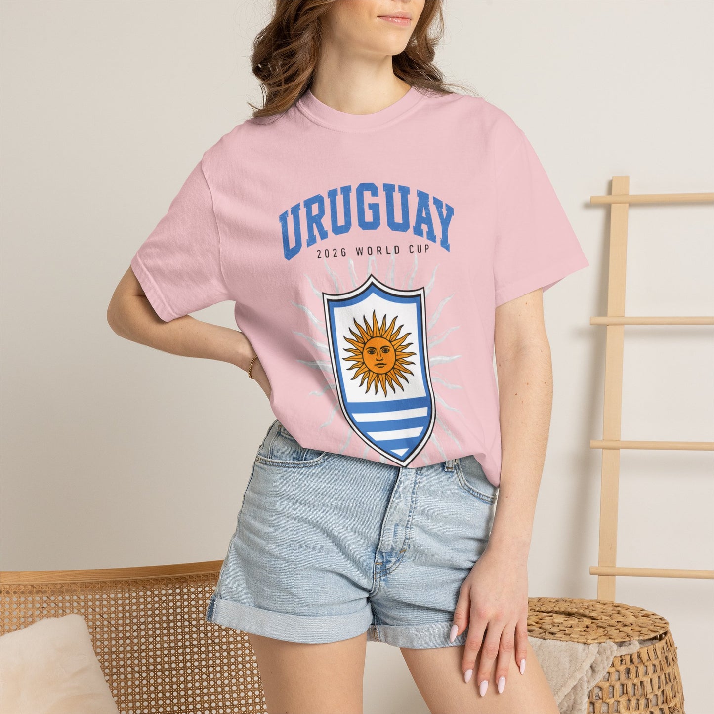 Uruguay Unisex Garment-Dyed T-shirt