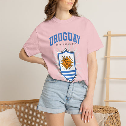 Uruguay Unisex Garment-Dyed T-shirt