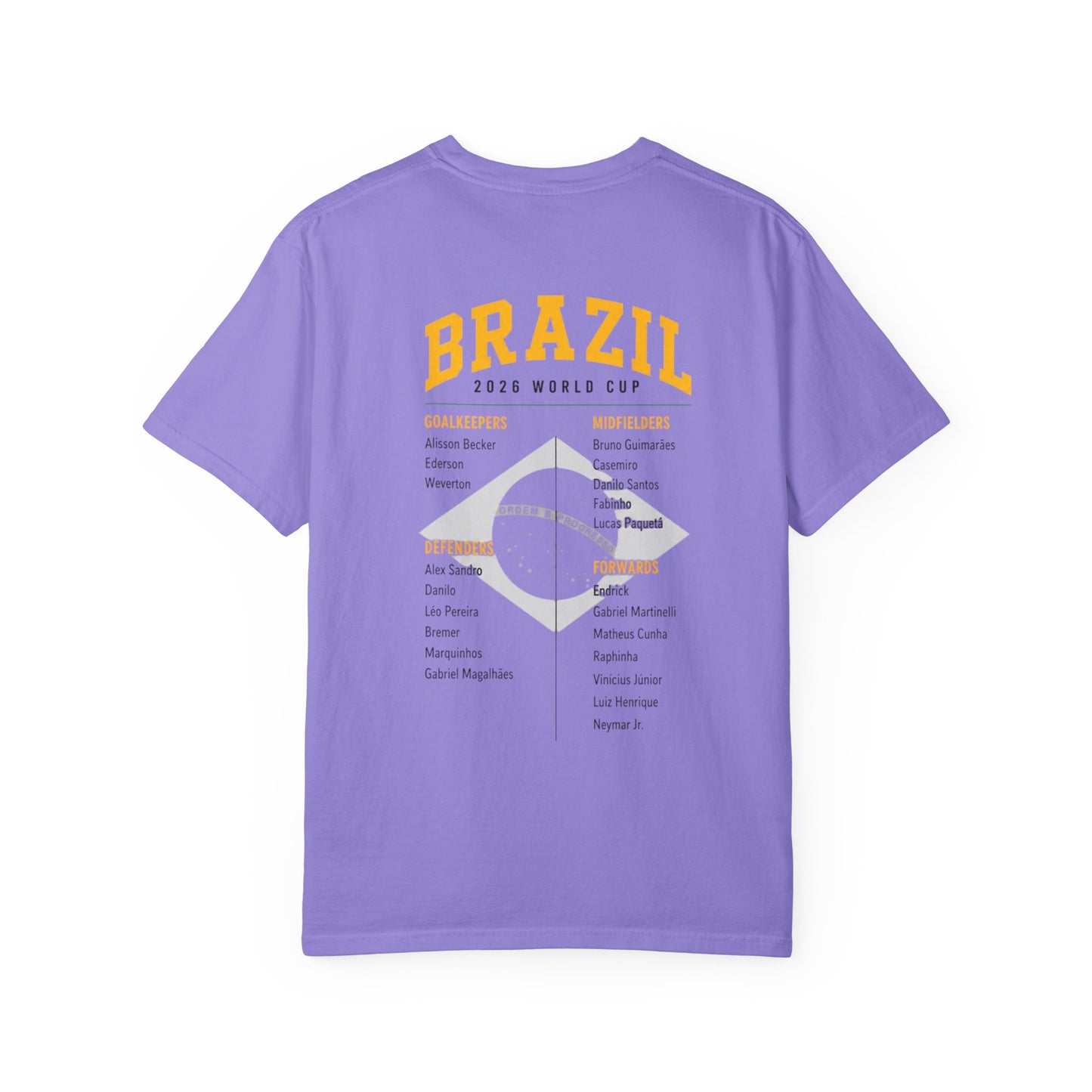 BRAZIL Unisex Garment-Dyed T-shirt