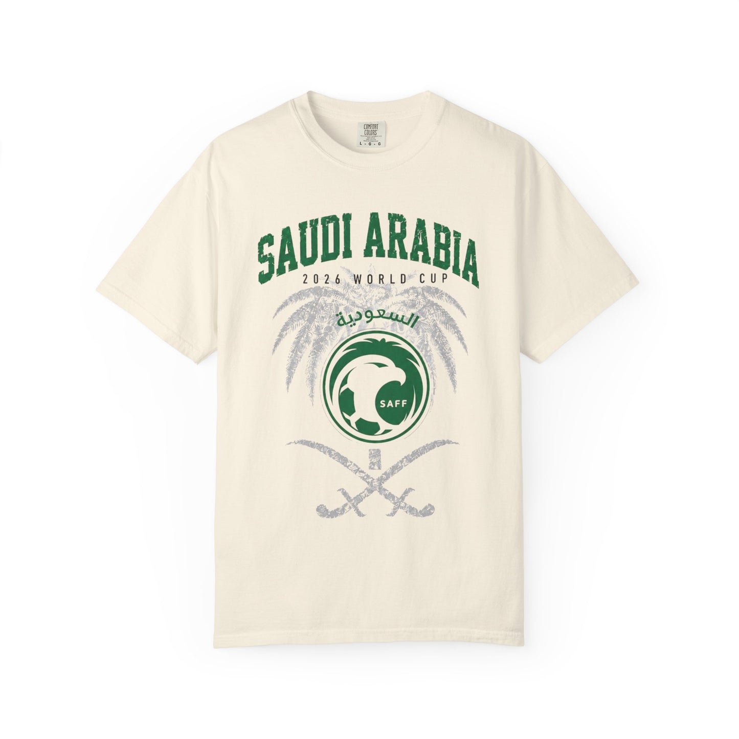 SAUDI ARABIA Unisex Garment-Dyed T-shirt