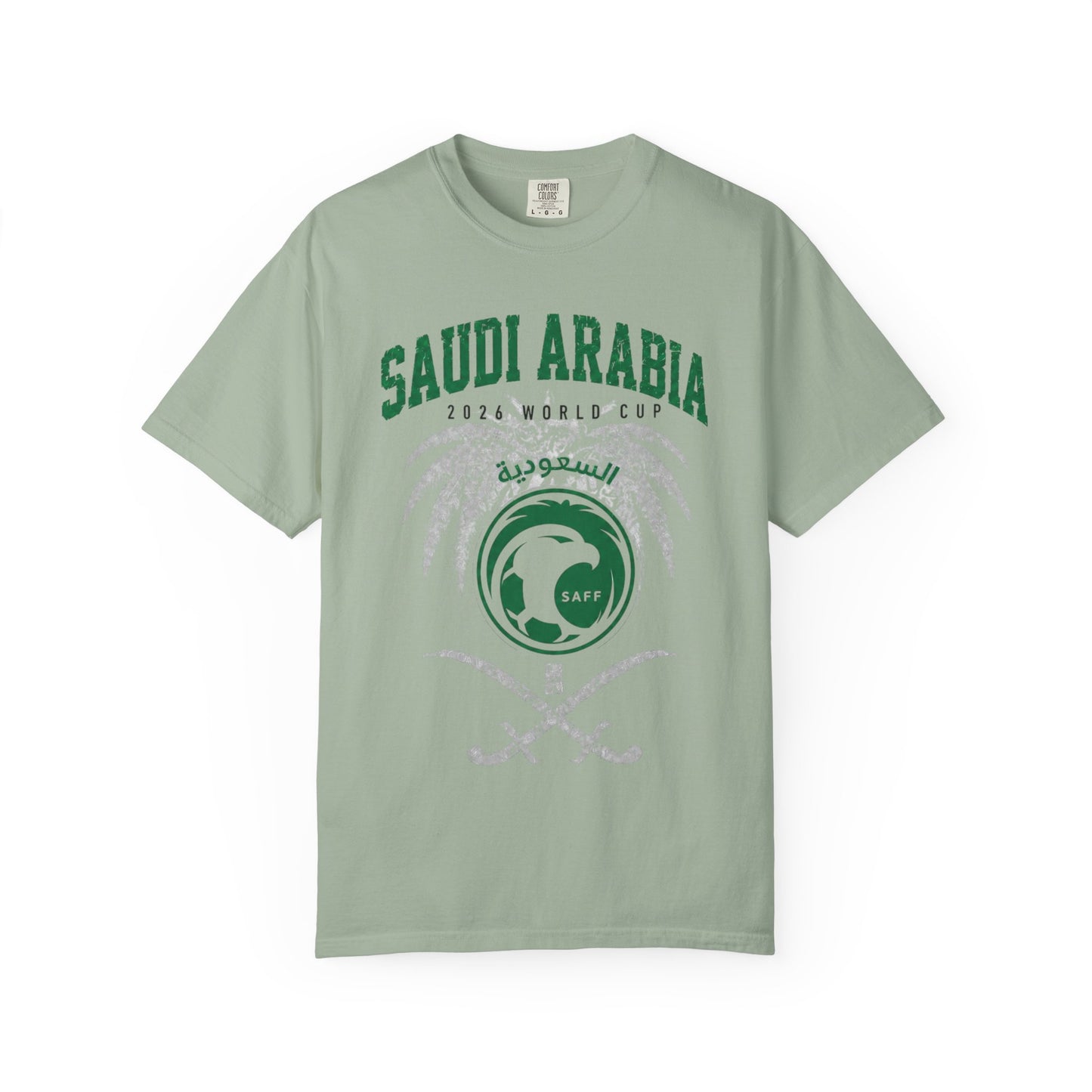 SAUDI ARABIA Unisex Garment-Dyed T-shirt
