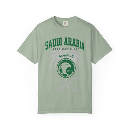 SAUDI ARABIA Unisex Garment-Dyed T-shirt