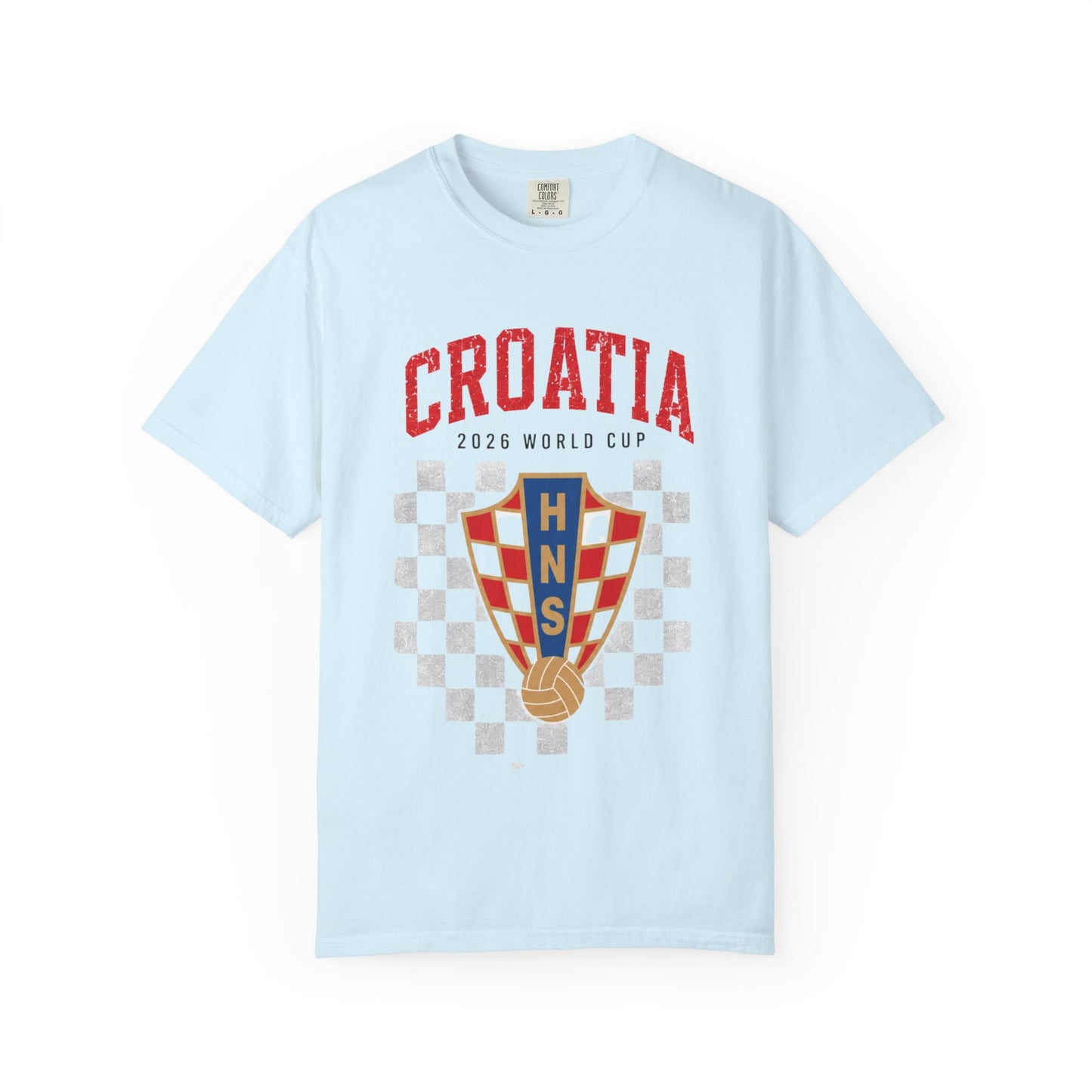 CROATIA Unisex Garment-Dyed T-shirt