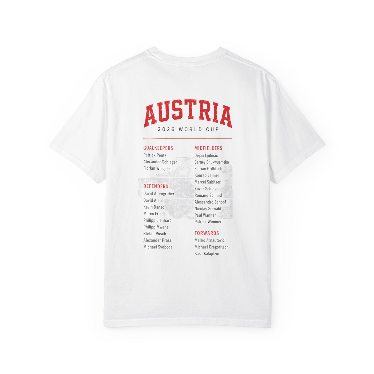 AUSTRIA Unisex Garment-Dyed T-shirt