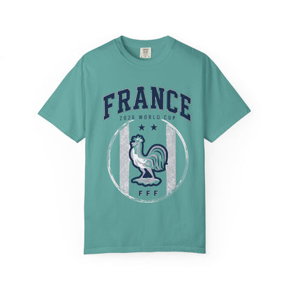 France Unisex Garment-Dyed T-shirt