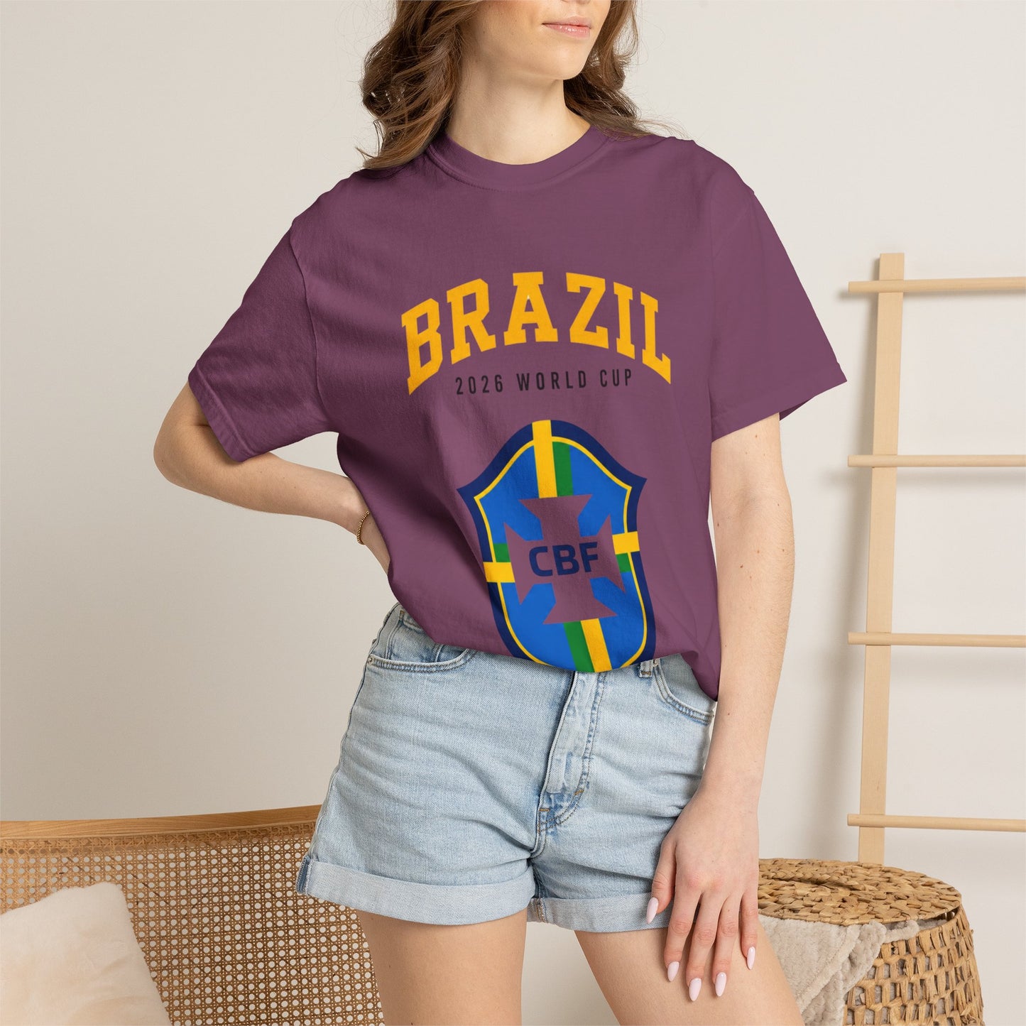 BRAZIL Unisex Garment-Dyed T-shirt
