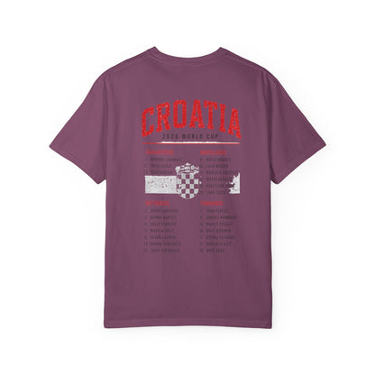 CROATIA Unisex Garment-Dyed T-shirt