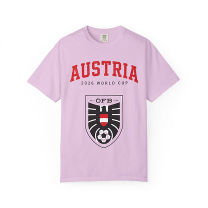 AUSTRIA Unisex Garment-Dyed T-shirt