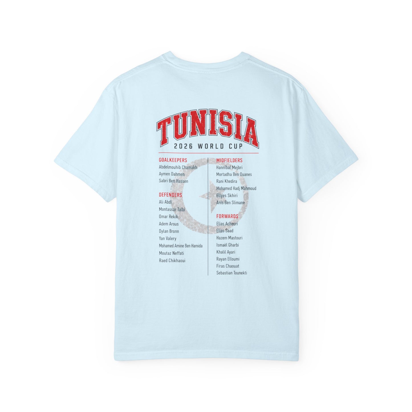 TUNISIA Unisex Garment-Dyed T-shirt