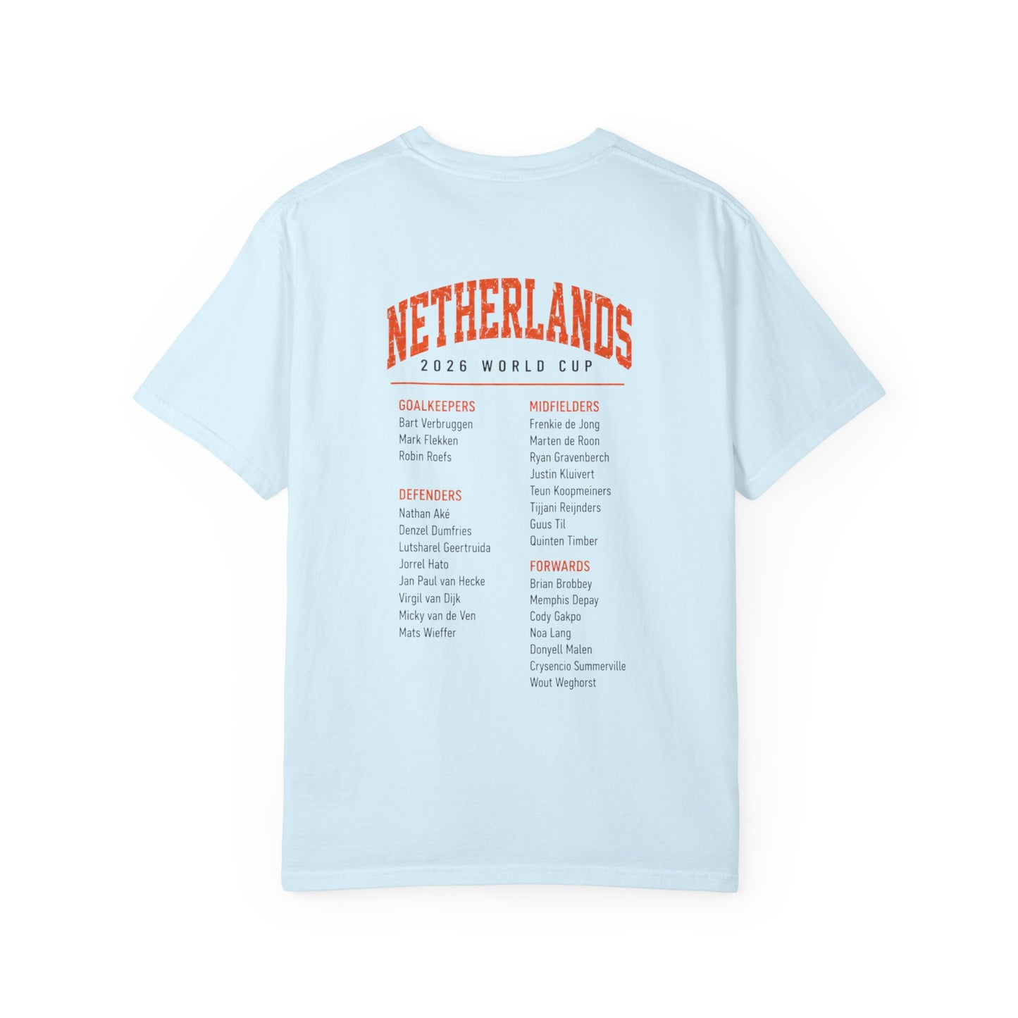FIFA NETHERLANDS Unisex Garment-Dyed T-shirt