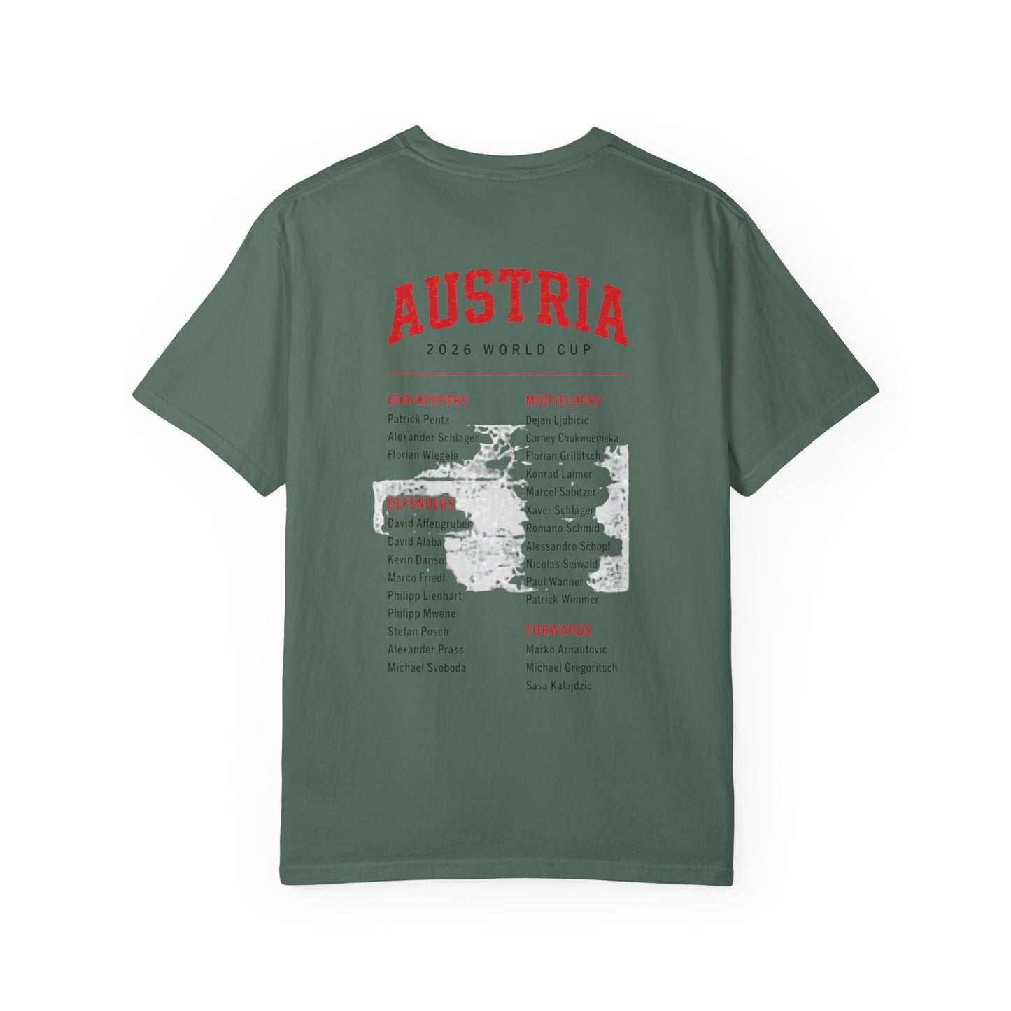 AUSTRIA Unisex Garment-Dyed T-shirt