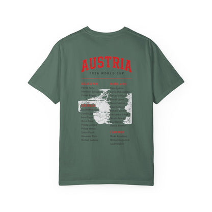 AUSTRIA Unisex Garment-Dyed T-shirt