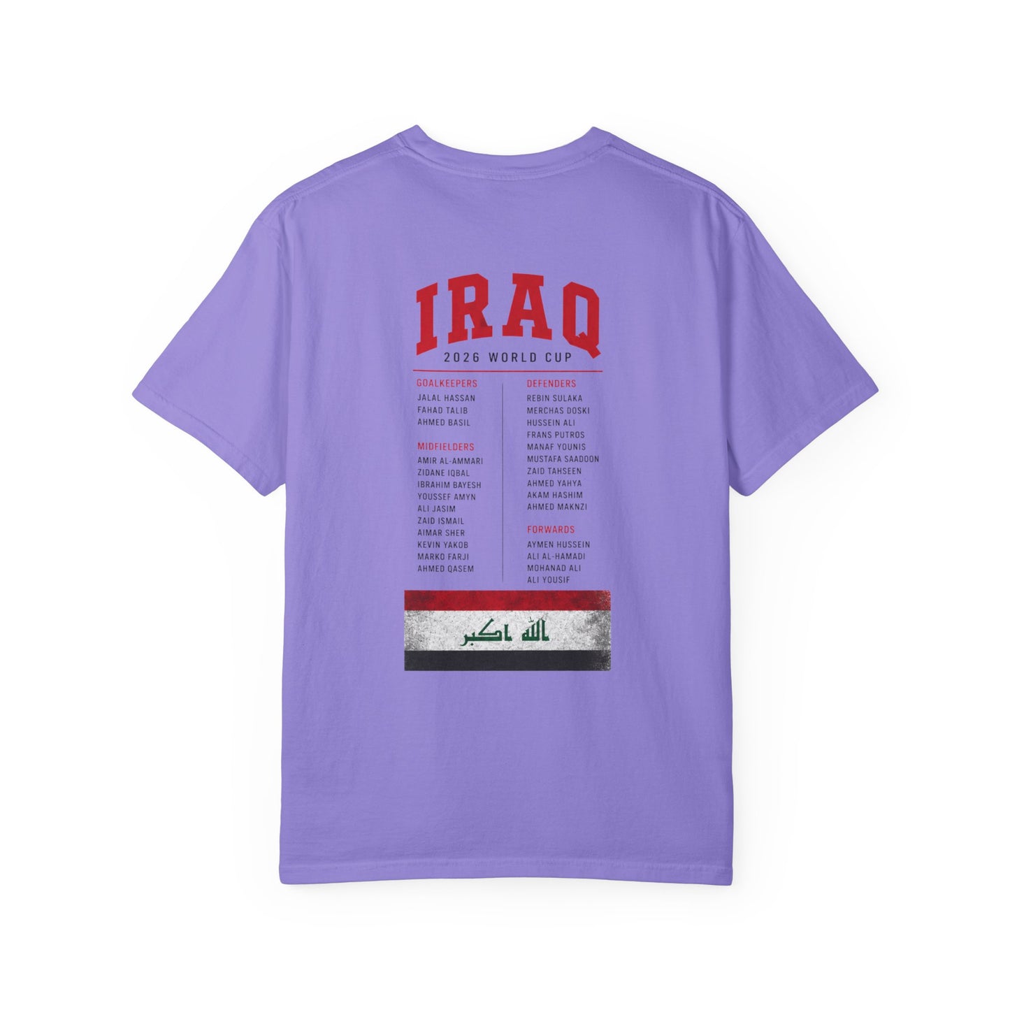 IRAQ Unisex Garment-Dyed T-shirt
