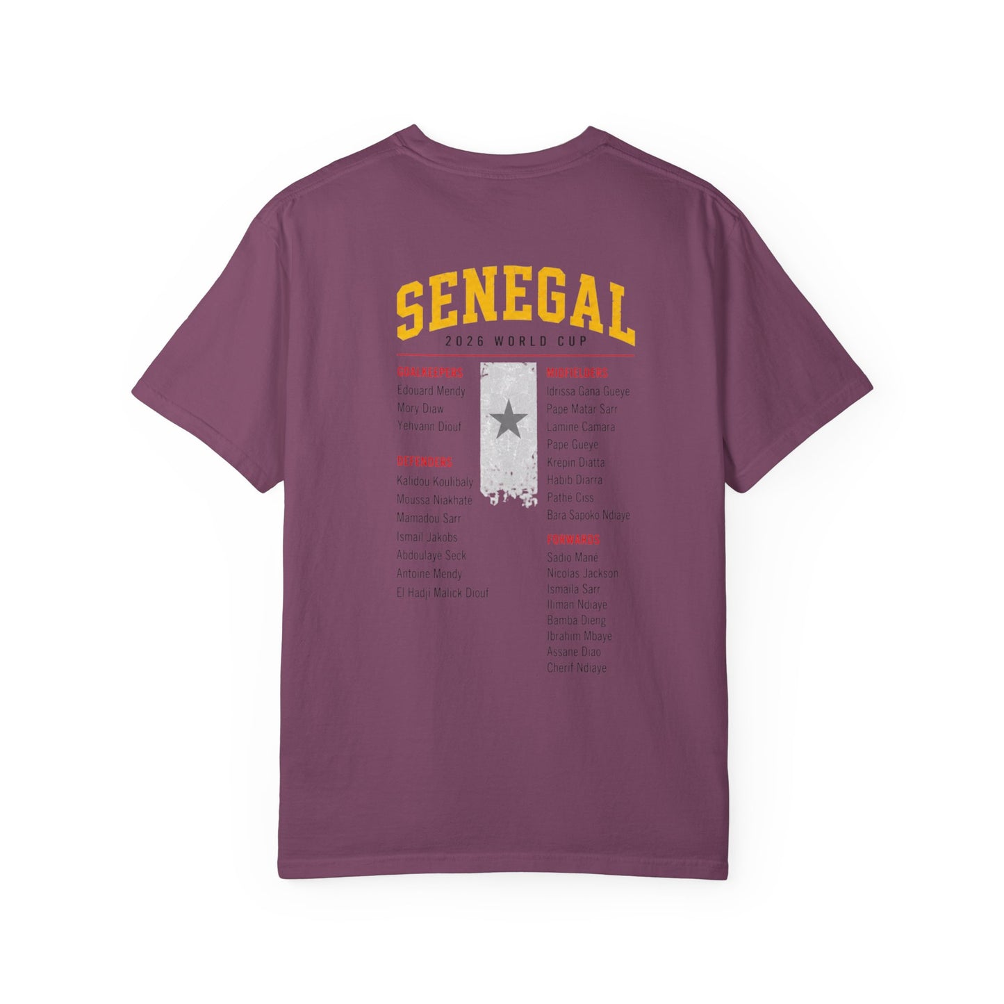 SENEGAL Unisex Garment-Dyed T-shirt