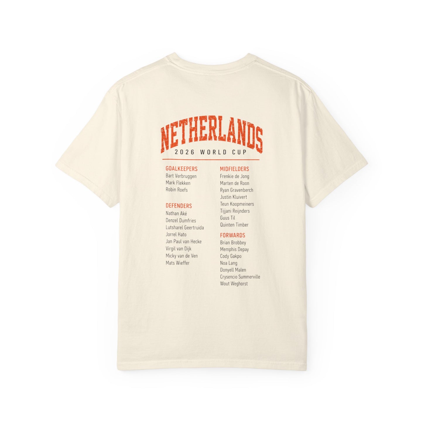FIFA NETHERLANDS Unisex Garment-Dyed T-shirt