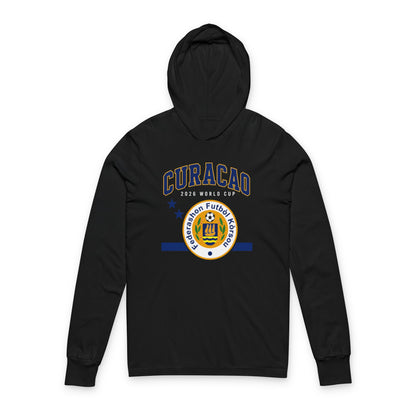 Curacao Hoodie Tee — Lightweight Hooded Long-Sleeve Shirt