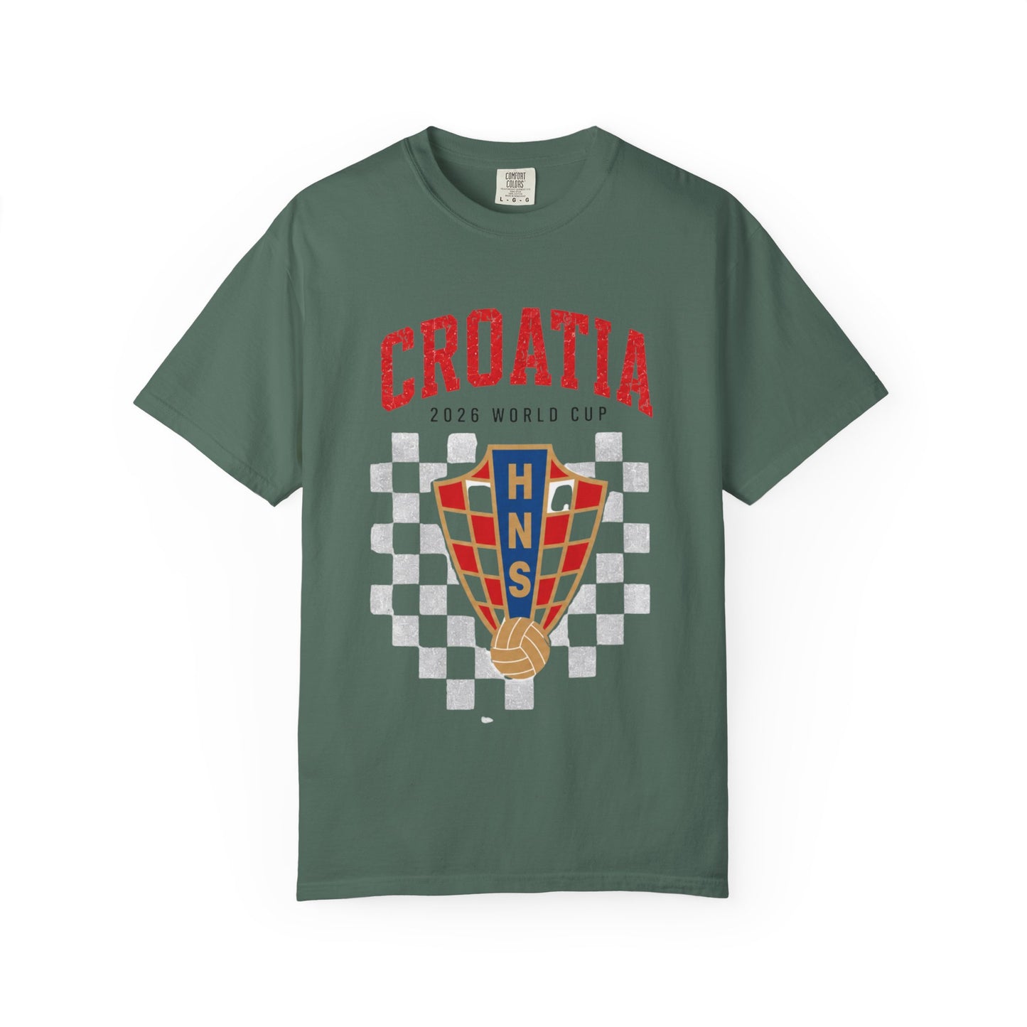 CROATIA Unisex Garment-Dyed T-shirt