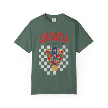 CROATIA Unisex Garment-Dyed T-shirt