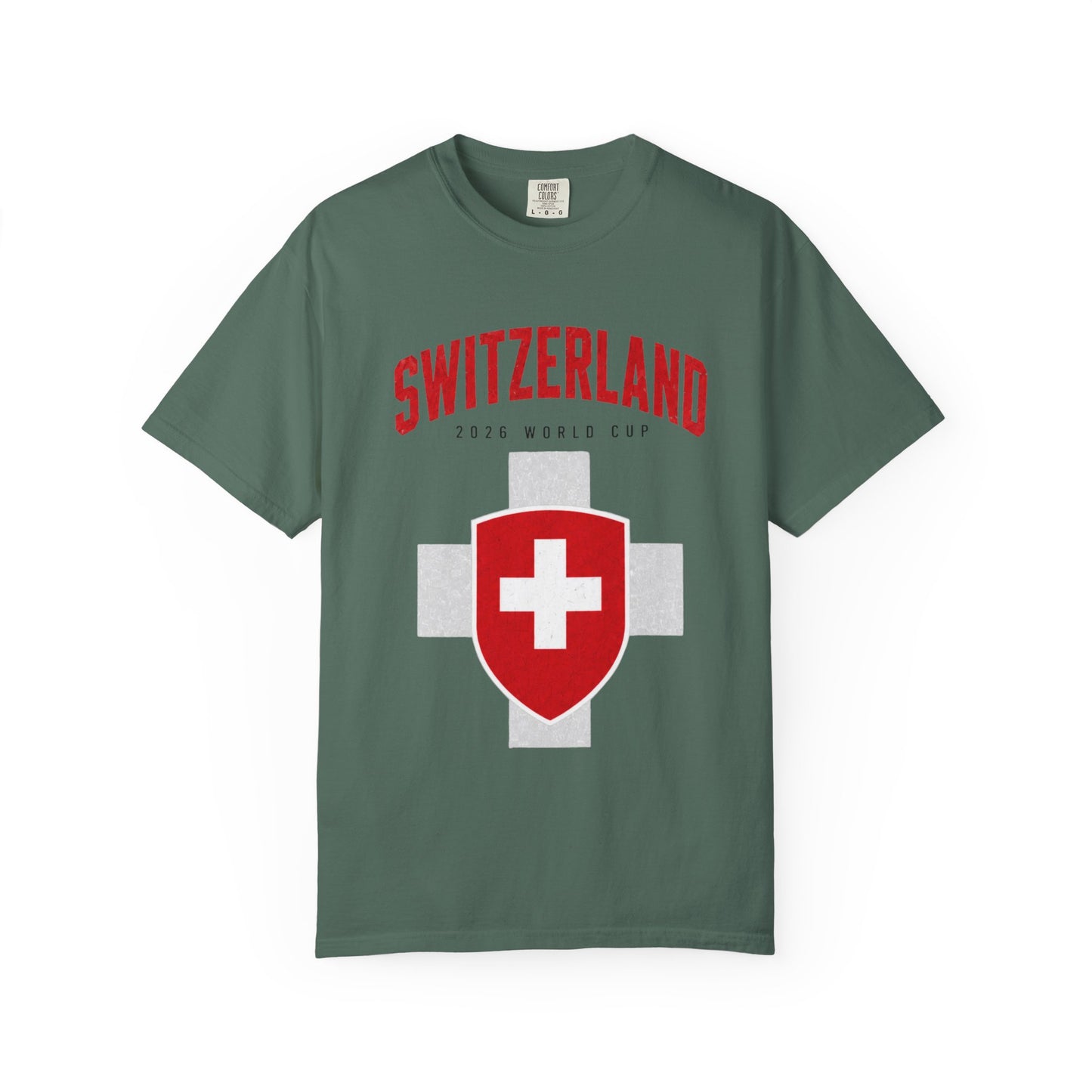 SWITZERLAND Unisex Garment-Dyed T-shirt