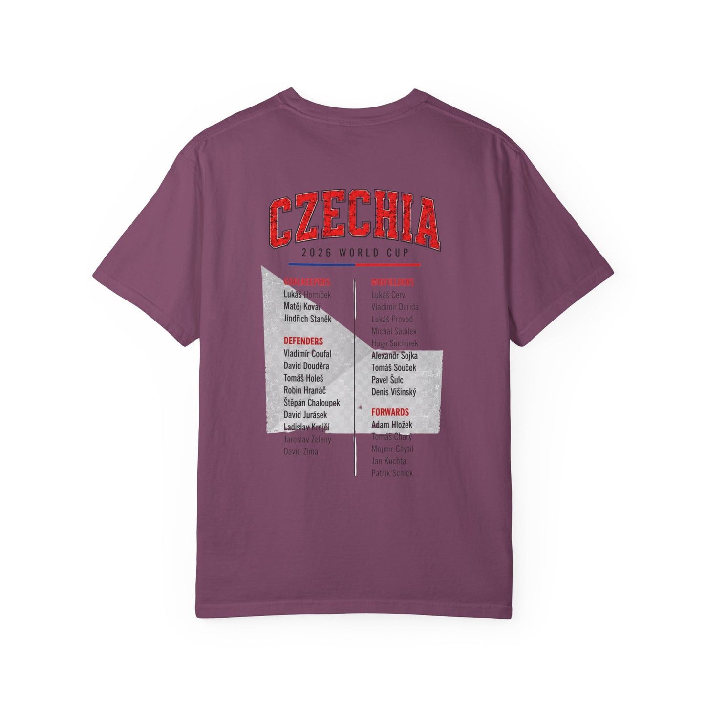 CZECHIA Unisex Garment-Dyed T-shirt