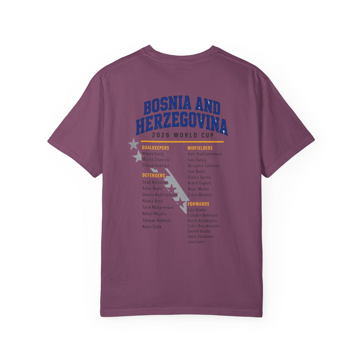 BOSNIA AND HERZEGOVINA Unisex Garment-Dyed T-shirt