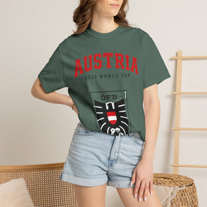 AUSTRIA Unisex Garment-Dyed T-shirt