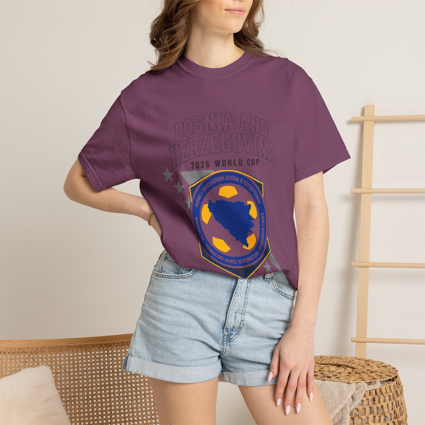 BOSNIA AND HERZEGOVINA Unisex Garment-Dyed T-shirt