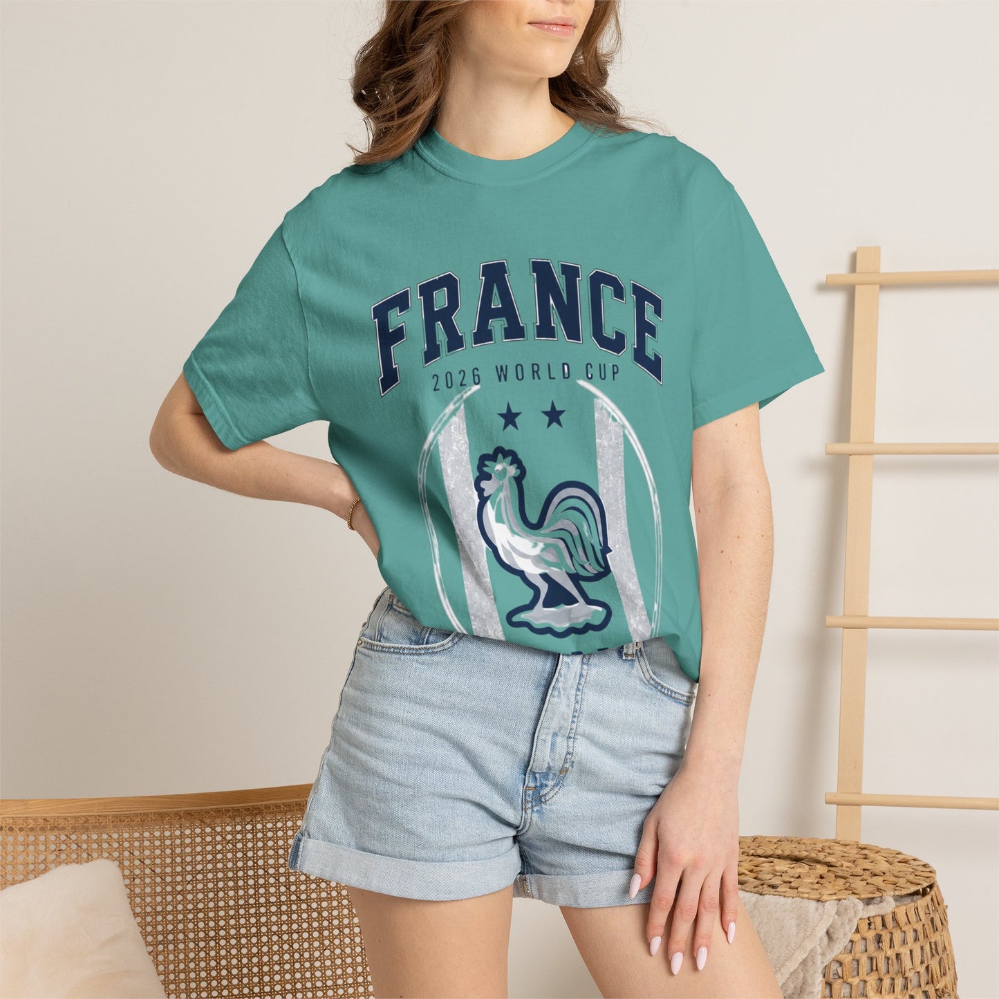 France Unisex Garment-Dyed T-shirt