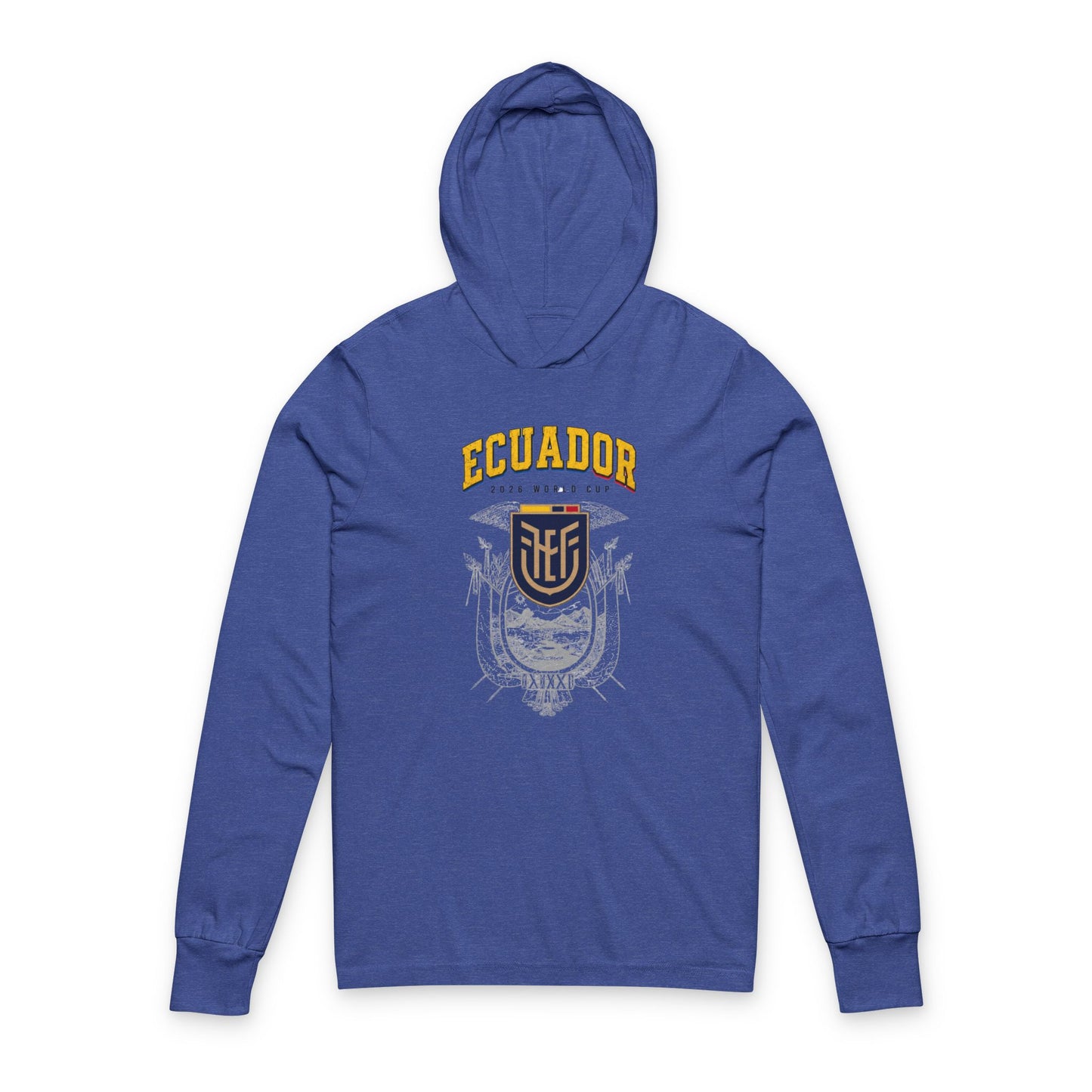 FIFA ECUADOR Hoodie Tee — Lightweight Hooded Long-Sleeve Shirt