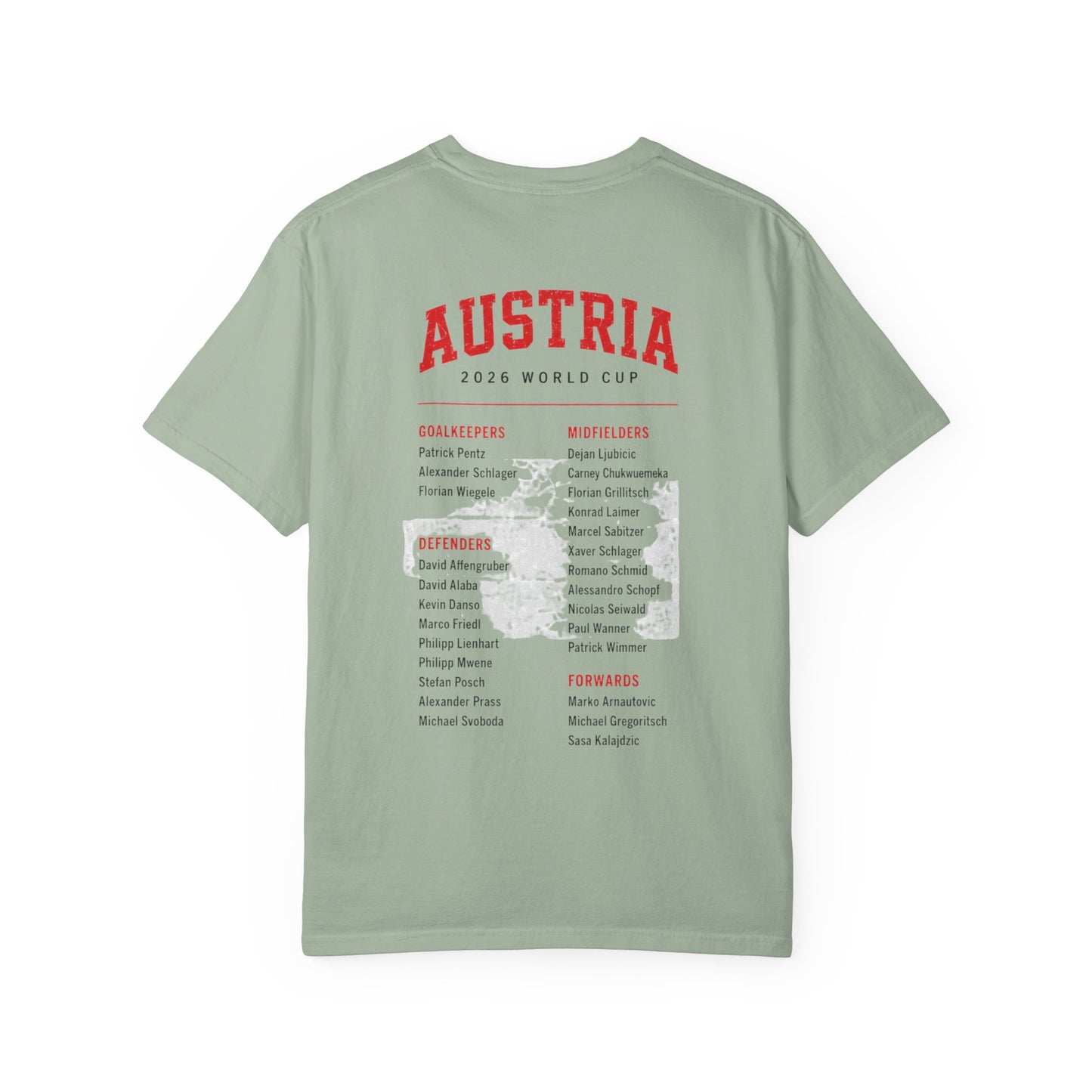 AUSTRIA Unisex Garment-Dyed T-shirt