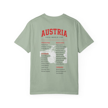 AUSTRIA Unisex Garment-Dyed T-shirt