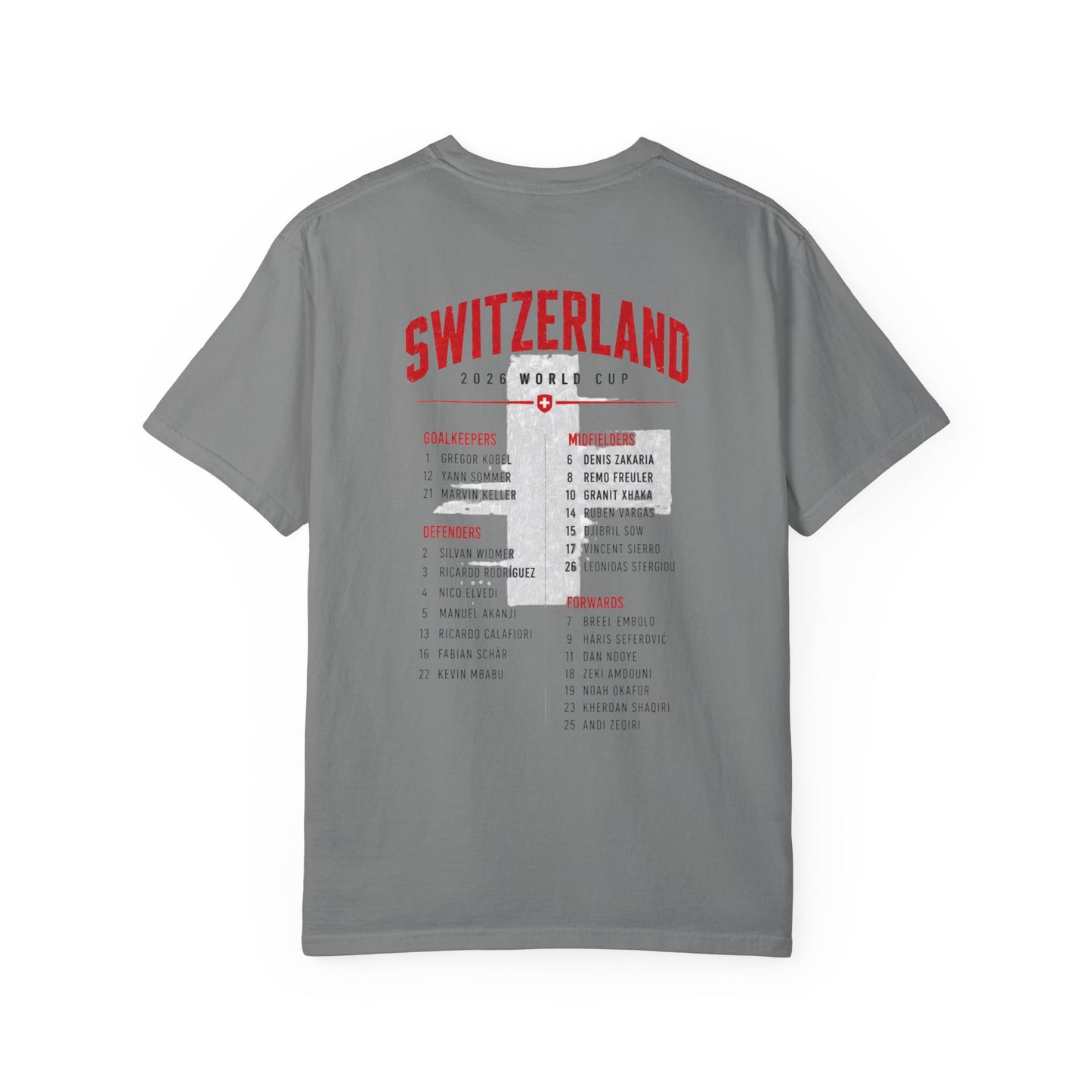 SWITZERLAND Unisex Garment-Dyed T-shirt