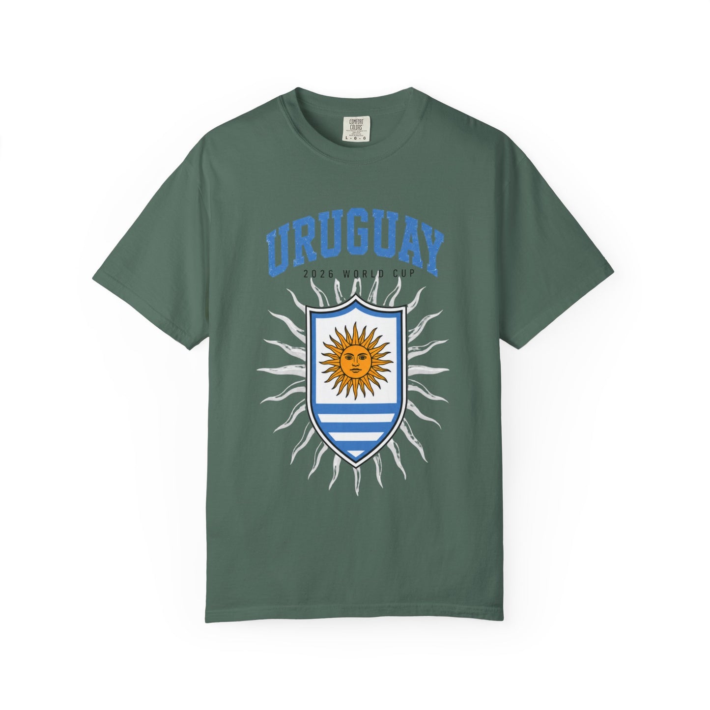 Uruguay Unisex Garment-Dyed T-shirt