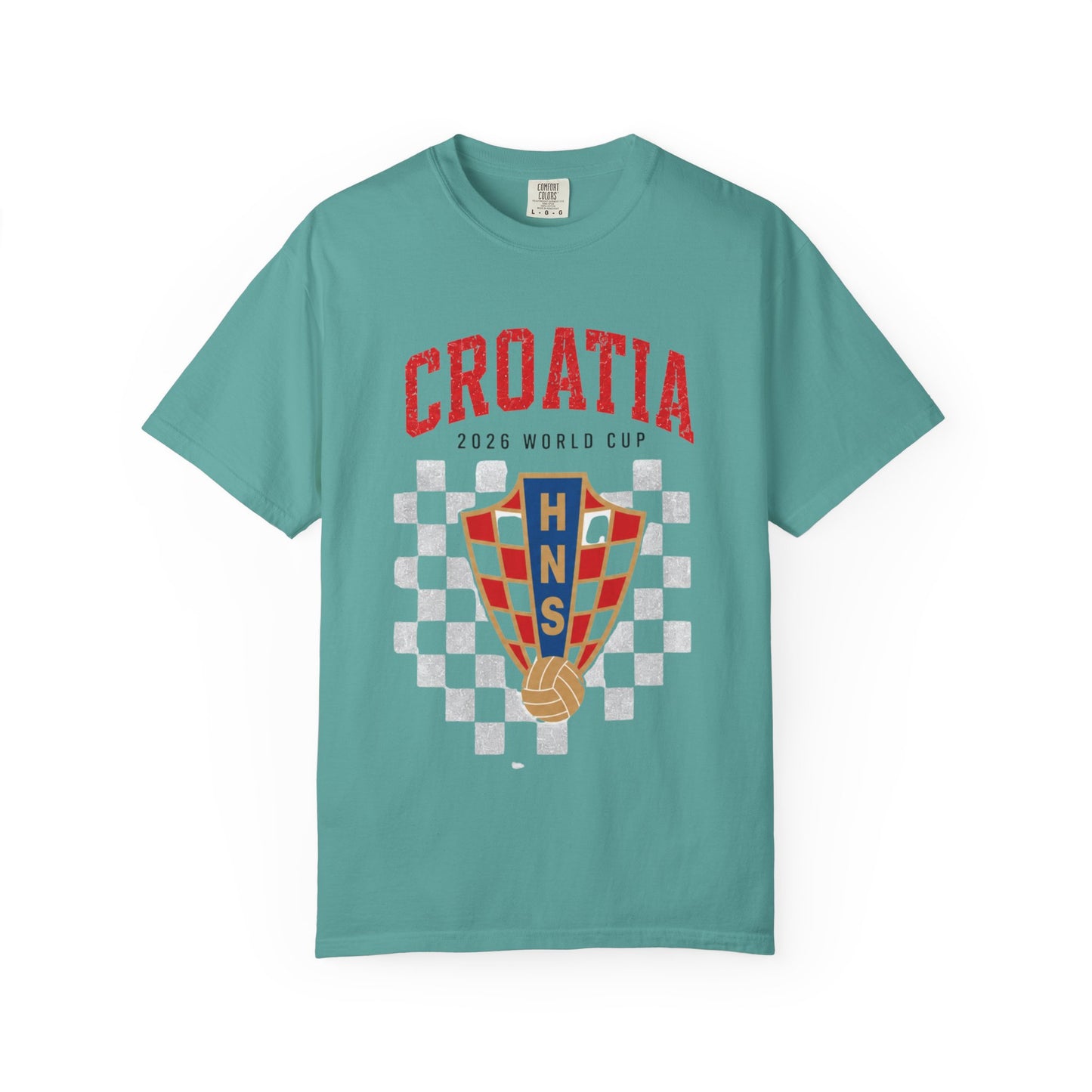 CROATIA Unisex Garment-Dyed T-shirt